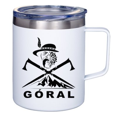 Polish Folk Art Goral Polish Highlander Polski Goral 12oz Stainless Steel Coffee Mug