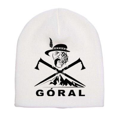 Polish Folk Art Goral Polish Highlander Polski Goral Short Acrylic Beanie