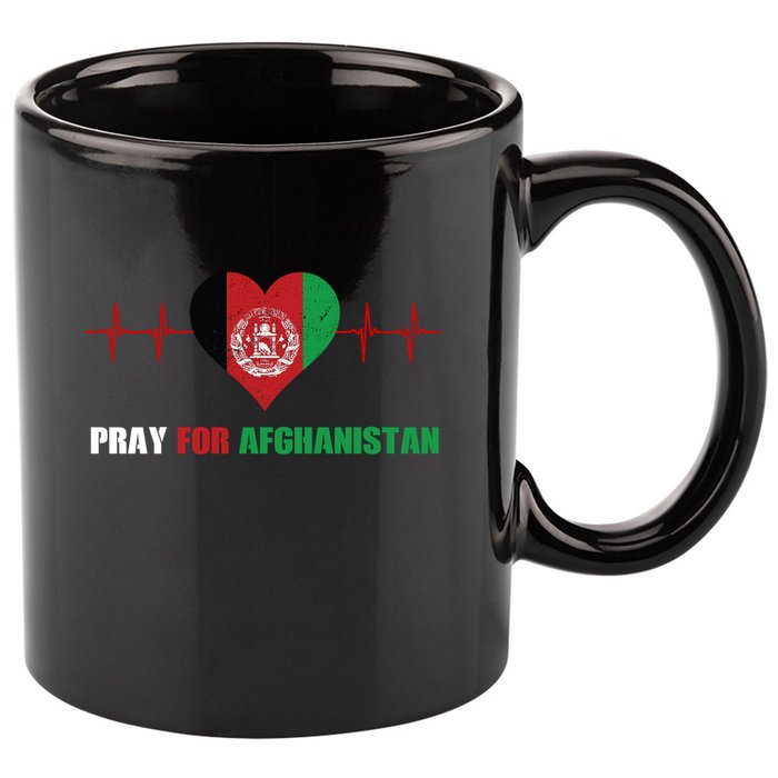 Pray For Afghanistan 11oz C Handle Ceramic Mug