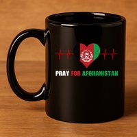 Pray For Afghanistan 11oz C Handle Ceramic Mug