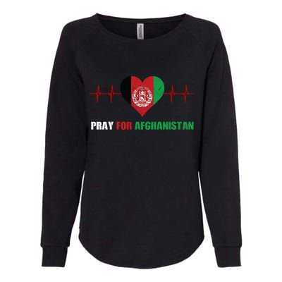 Pray For Afghanistan Womens California Wash Sweatshirt