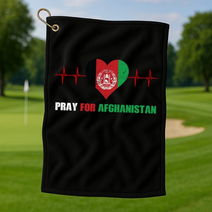 Pray For Afghanistan Golf Towel