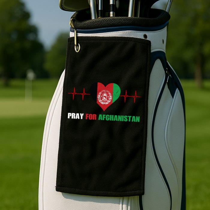 Pray For Afghanistan Golf Towel