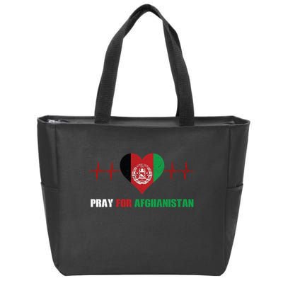 Pray For Afghanistan Zip Tote Bag