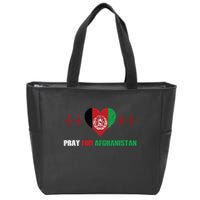 Pray For Afghanistan Zip Tote Bag