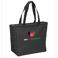Pray For Afghanistan Zip Tote Bag