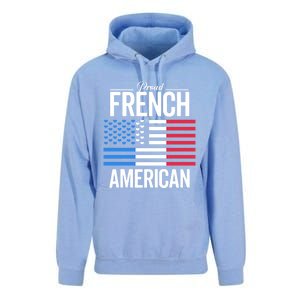 Proud French American France Usa Funny Unisex Surf Hoodie