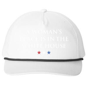 President Feminist A S Place Is In The White House Funny Gift Snapback Five-Panel Rope Hat