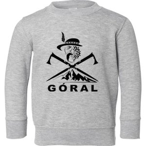 Polish Folk Art Goral Polish Highlander Polski Goral Toddler Sweatshirt