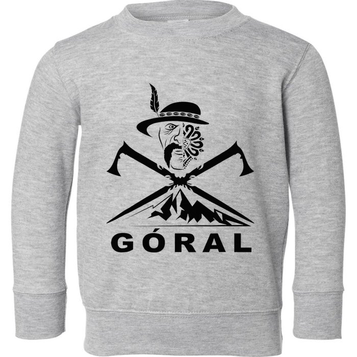 Polish Folk Art Goral Polish Highlander Polski Goral Toddler Sweatshirt