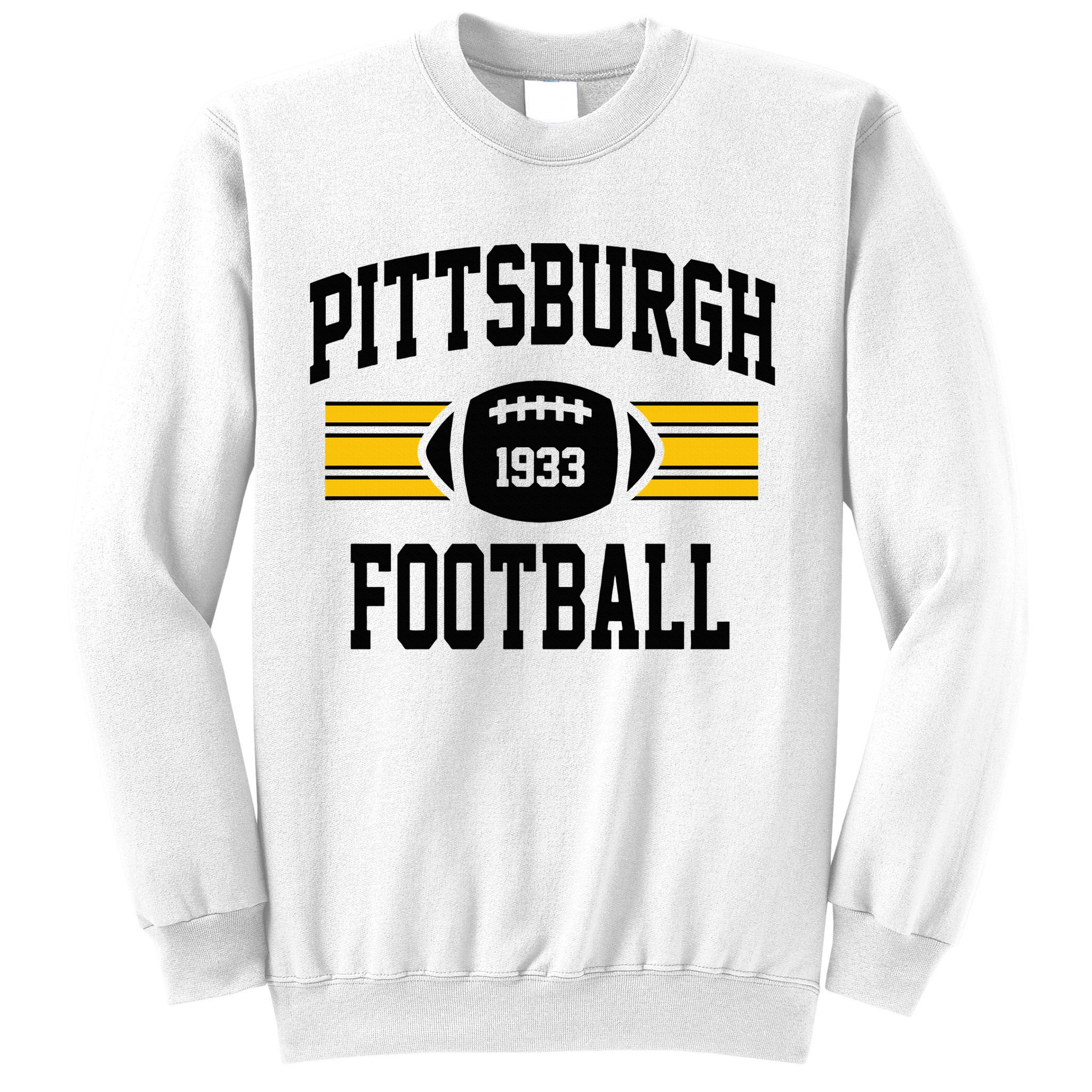 Pittsburgh Football Athletic Vintage Sports Team Fan Sweatshirt