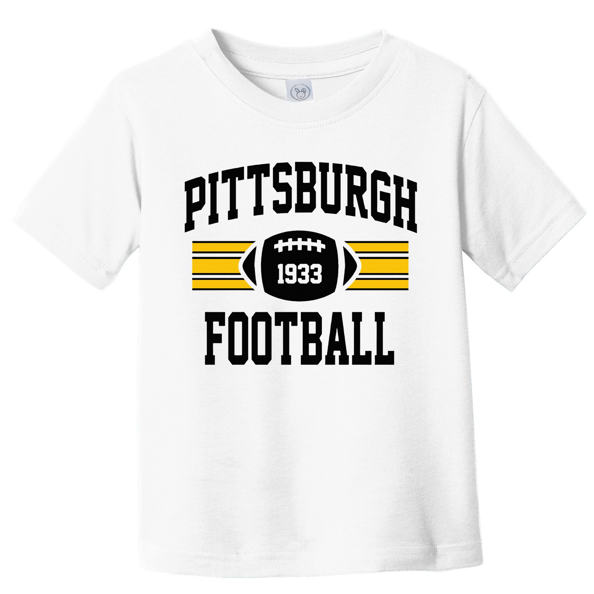 Pittsburgh Football Athletic Vintage Sports Team Fan Toddler T-Shirt