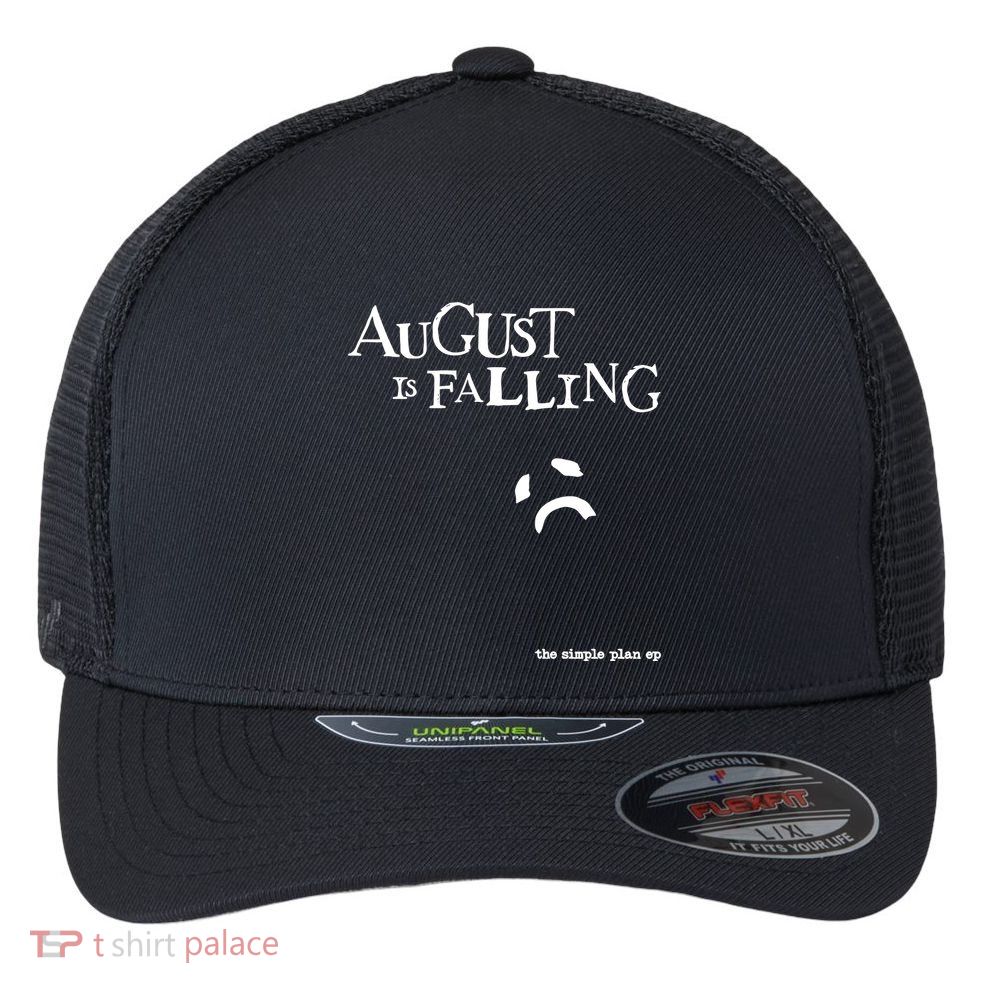 Pat Finnerty August Is Falling The Simple Plan Ep Flexfit Unipanel Trucker Cap