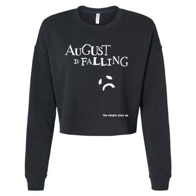 Pat Finnerty August Is Falling The Simple Plan Ep Cropped Pullover Crew