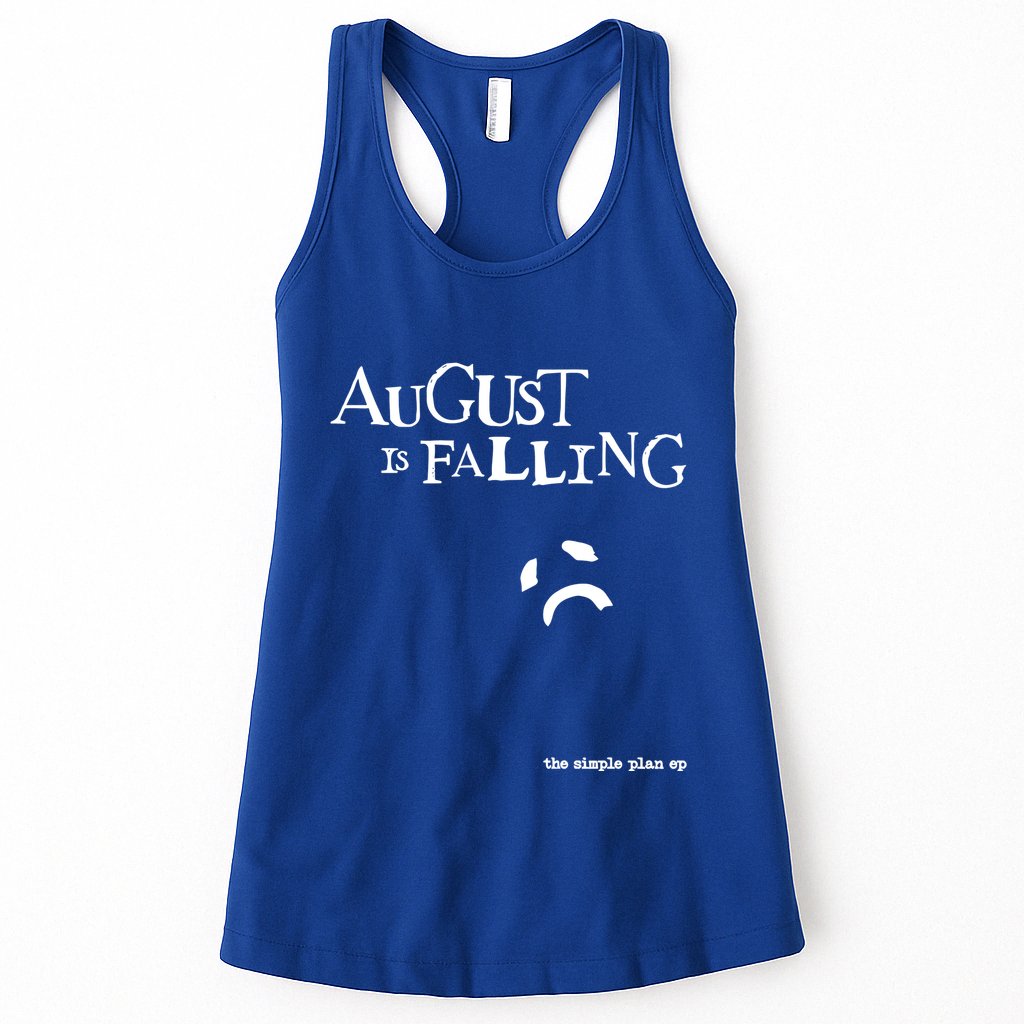 Pat Finnerty August Is Falling The Simple Plan Ep Womens Tank Top