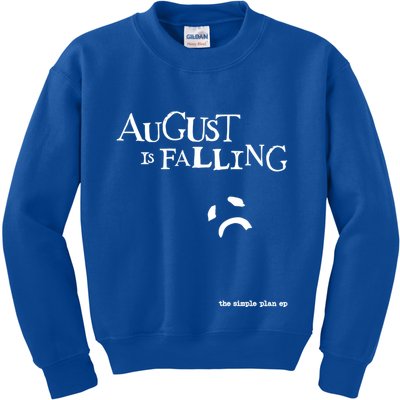 Pat Finnerty August Is Falling The Simple Plan Ep Kids Sweatshirt
