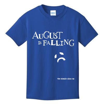 Pat Finnerty August Is Falling The Simple Plan Ep Kids T-Shirt