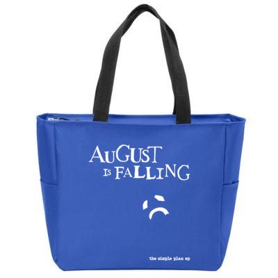 Pat Finnerty August Is Falling The Simple Plan Ep Zip Tote Bag