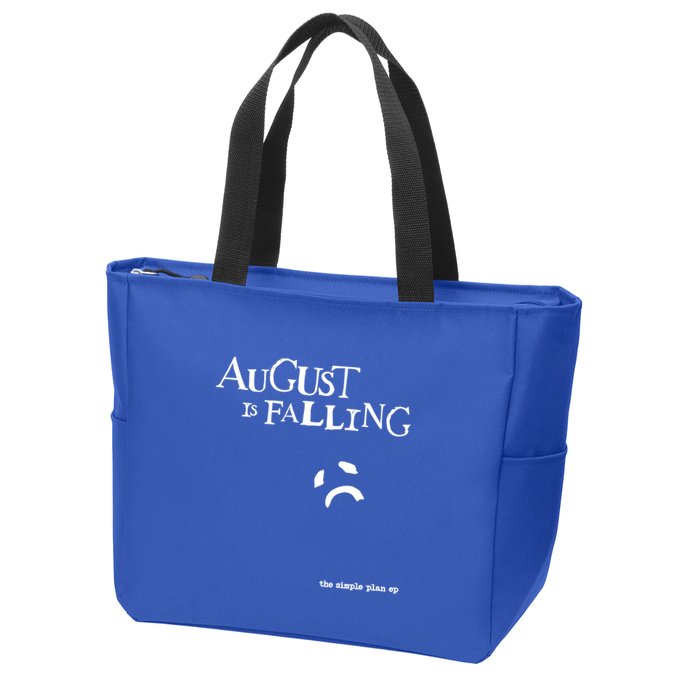 Pat Finnerty August Is Falling The Simple Plan Ep Zip Tote Bag