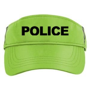 Police Front And Back Print Law Enforcet Police Gift Adult Drive Performance Visor