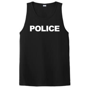 Police Front And Back Print Law Enforcet Police Gift PosiCharge Competitor Tank