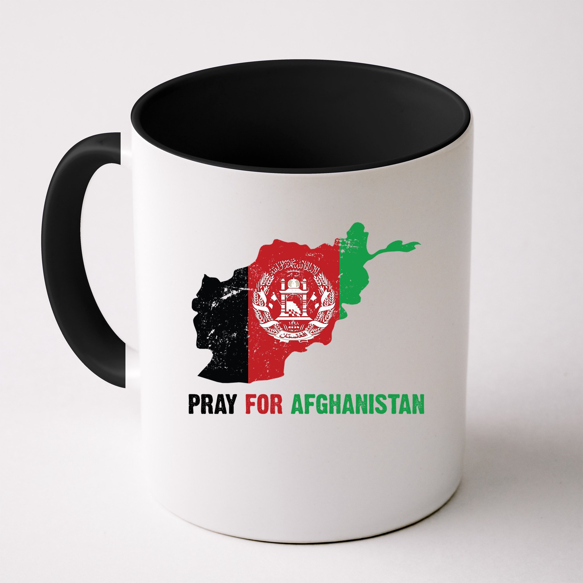 Pray For Afghanistan Flag Map Mug