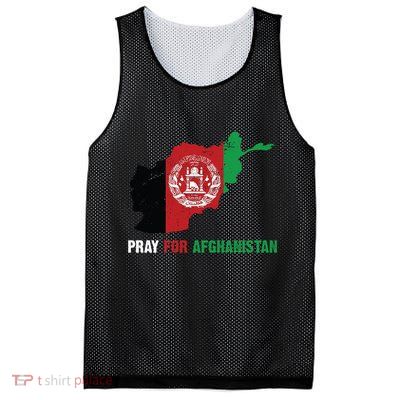 Pray For Afghanistan Flag Map Mesh Reversible Basketball Jersey Tank