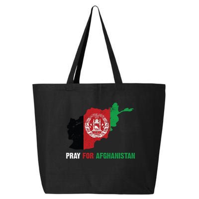 Pray For Afghanistan Flag Map 25L Jumbo Tote
