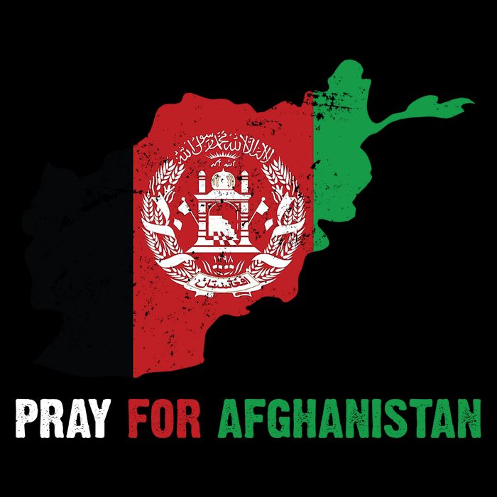 Pray For Afghanistan Flag Map Kids T-Shirt