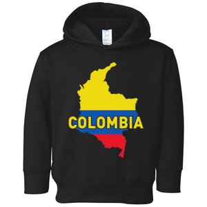 Proud Family And Patriotic Flag Of Country Columbia Toddler Hoodie