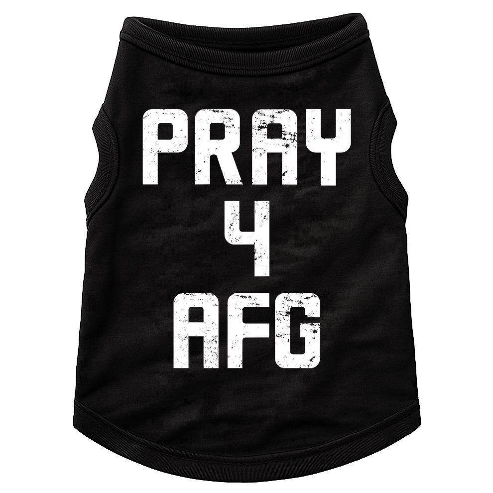 Pray For AFG Afghanistan Doggie Tank