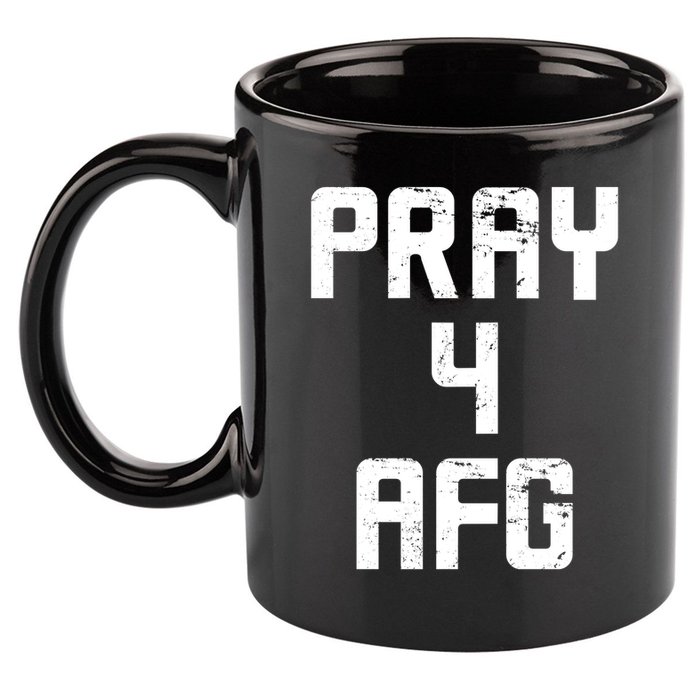 Pray For AFG Afghanistan 11oz C Handle Ceramic Mug