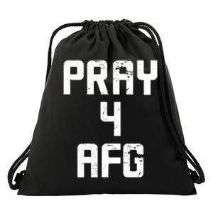 Pray For AFG Afghanistan Drawstring Bag