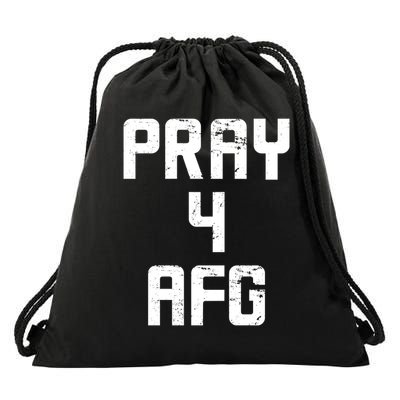 Pray For AFG Afghanistan Drawstring Bag