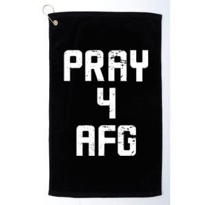 Pray For AFG Afghanistan Platinum Collection Golf Towel