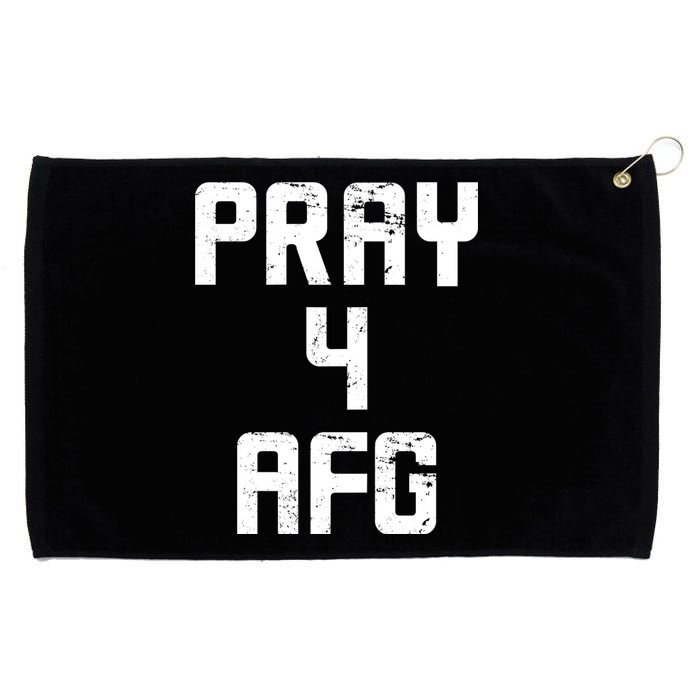 Pray For AFG Afghanistan Grommeted Golf Towel