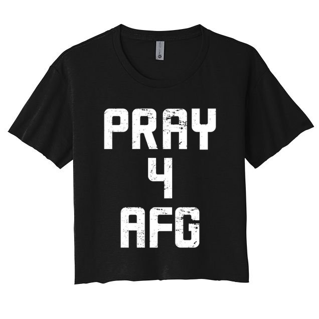 Pray For AFG Afghanistan Crop Top