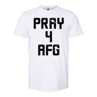 Pray For AFG Afghanistan Softstyle® CVC T-Shirt