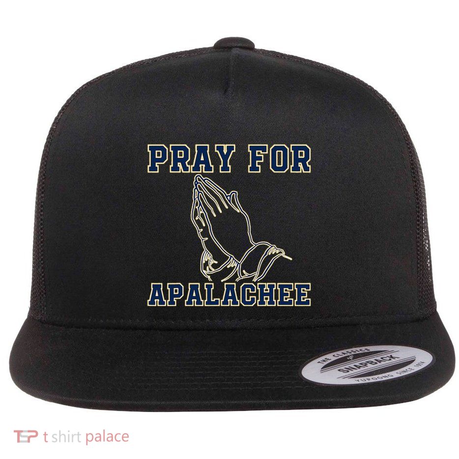 Pray For Apalachee Apalachee High School Strong Flat Bill Trucker Hat