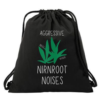 Perfect for Aggressive I Have Nirnroot  Drawstring Bag