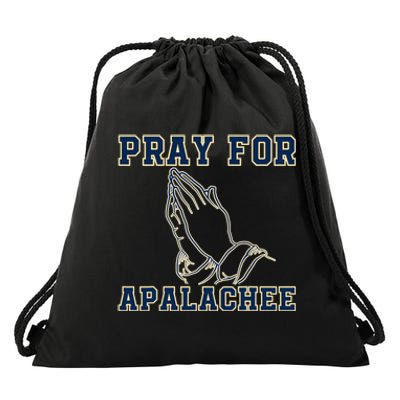 Pray For Apalachee Apalachee High School Strong Drawstring Bag