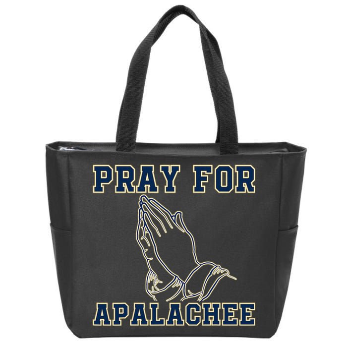 Pray For Apalachee Apalachee High School Strong Zip Tote Bag