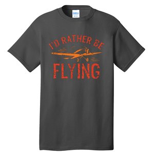 Pilot Flying Aviator Flight Airplane Lovers Aviation Tall T-Shirt