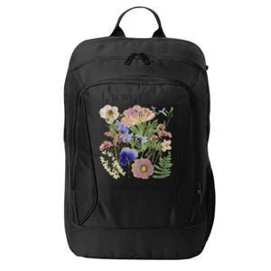 Pressed Flower Art It Is Well With My Soul Love Like Jesus Premium City Backpack