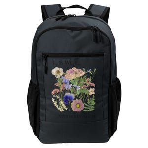 Pressed Flower Art It Is Well With My Soul Love Like Jesus Premium Daily Commute Backpack