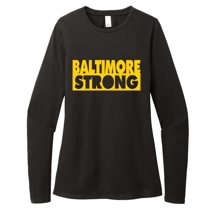 Pray For Baltimore Bridge Baltimore Strong Womens CVC Long Sleeve Shirt