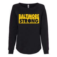 Pray For Baltimore Bridge Baltimore Strong Womens California Wash Sweatshirt