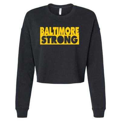 Pray For Baltimore Bridge Baltimore Strong Cropped Pullover Crew