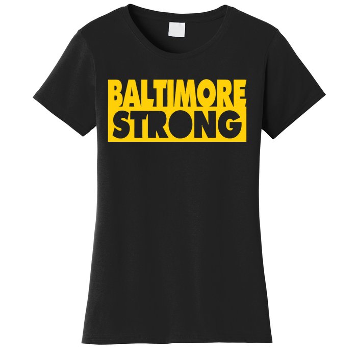 Pray For Baltimore Bridge Baltimore Strong Women's T-Shirt