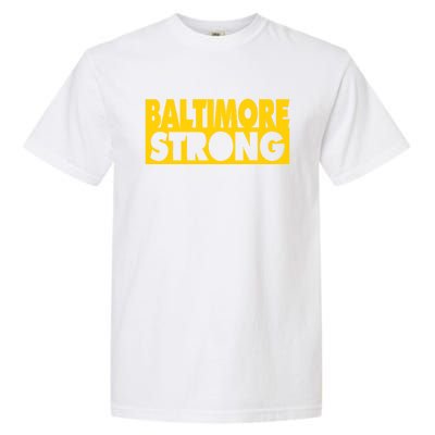 Pray For Baltimore Bridge Baltimore Strong Garment-Dyed Heavyweight T-Shirt